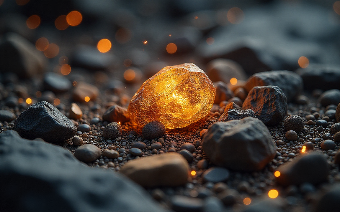 AI generated image for rare earth minerals
