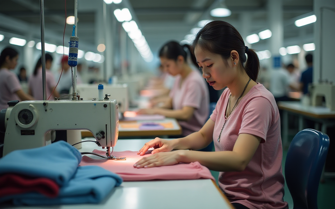 Ai generated image of a factory in Vietnam