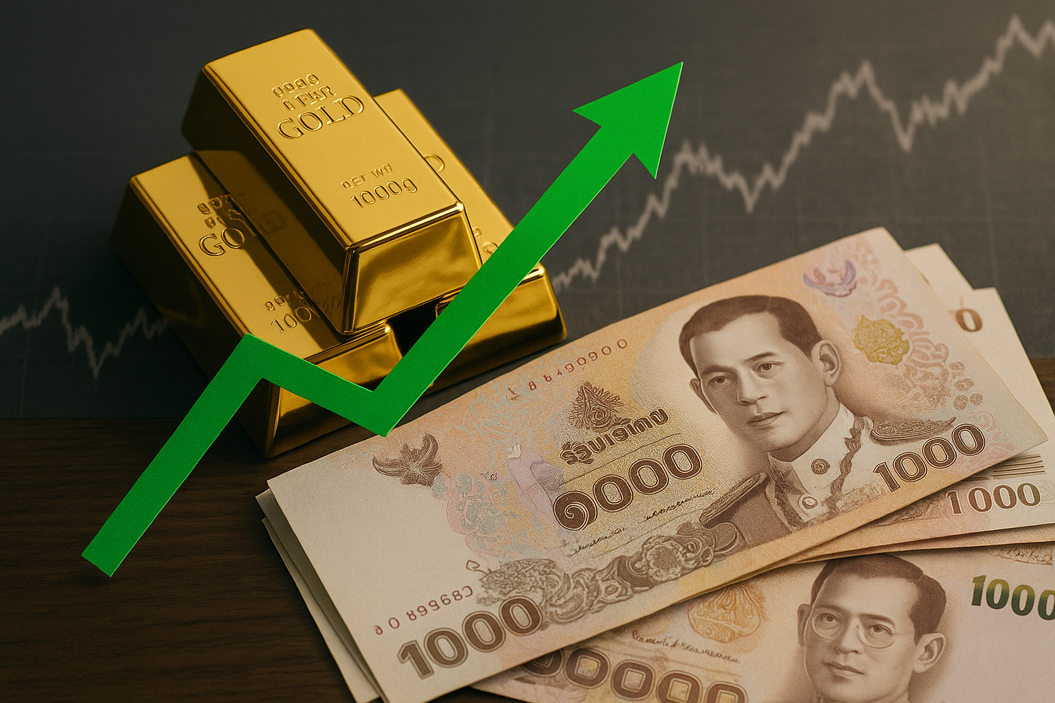 Surging Thai gold exports drive baht to six-year high against US dollar
