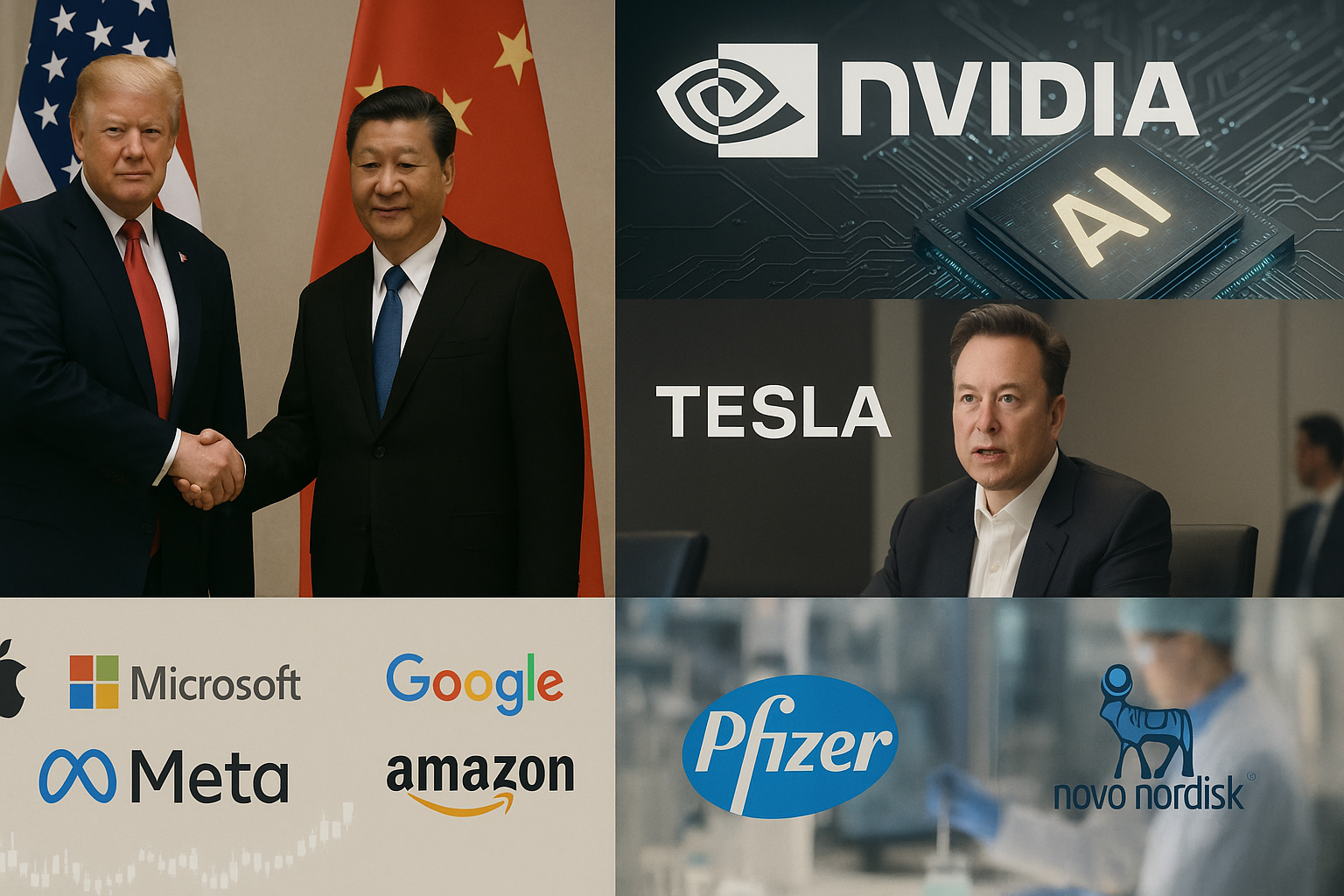 Trump-Xi truce talks, Nvidia’s $5T milestone, Big Tech earnings, and Musk’s $1T showdown headline a packed week.
