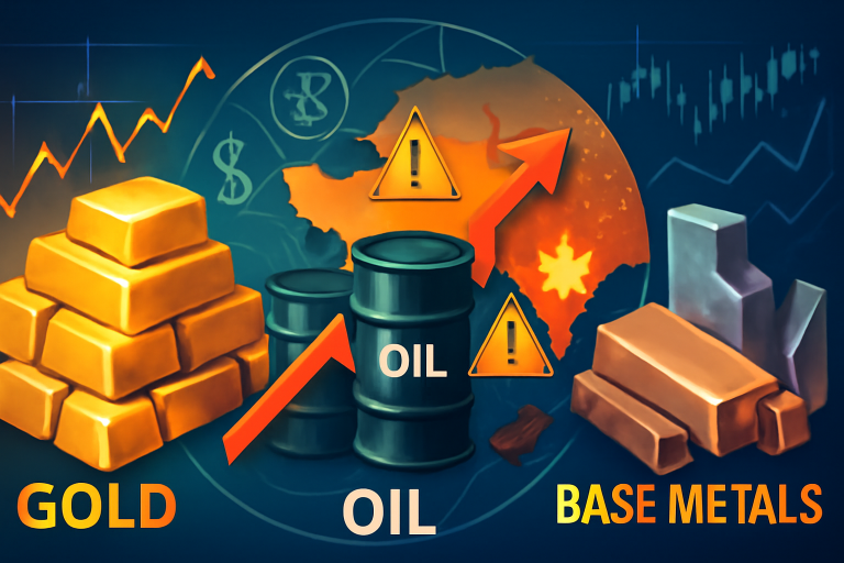 Commodity wrap: gold flat, oil set for second weekly decline, base metals in green