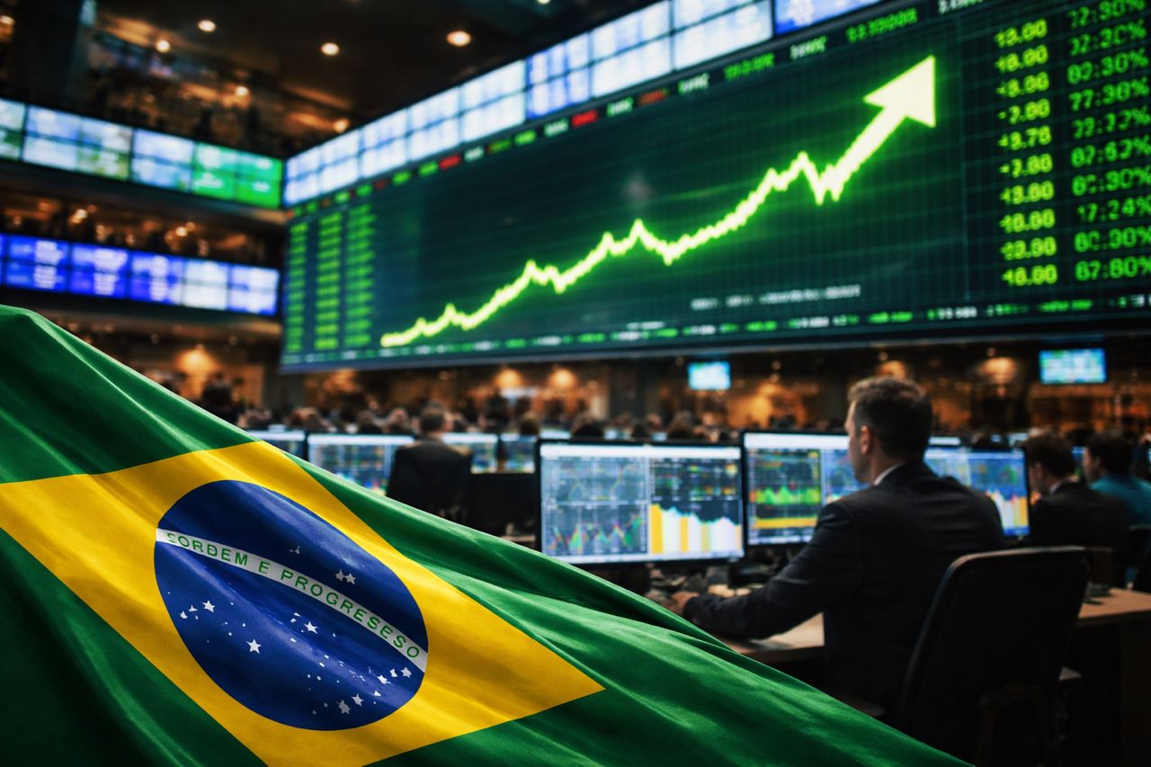 Brazil’s Ibovespa rose most of the session, supported by election polls and inflation data, despite Wall Street losses.