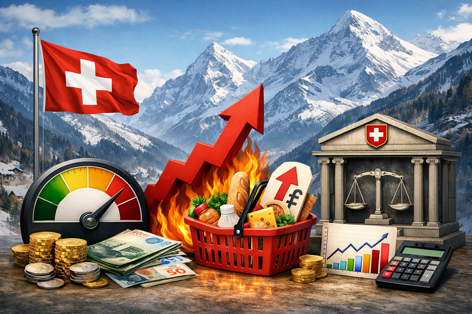 Swiss inflation stirs after months of calm, shifting the rate debate