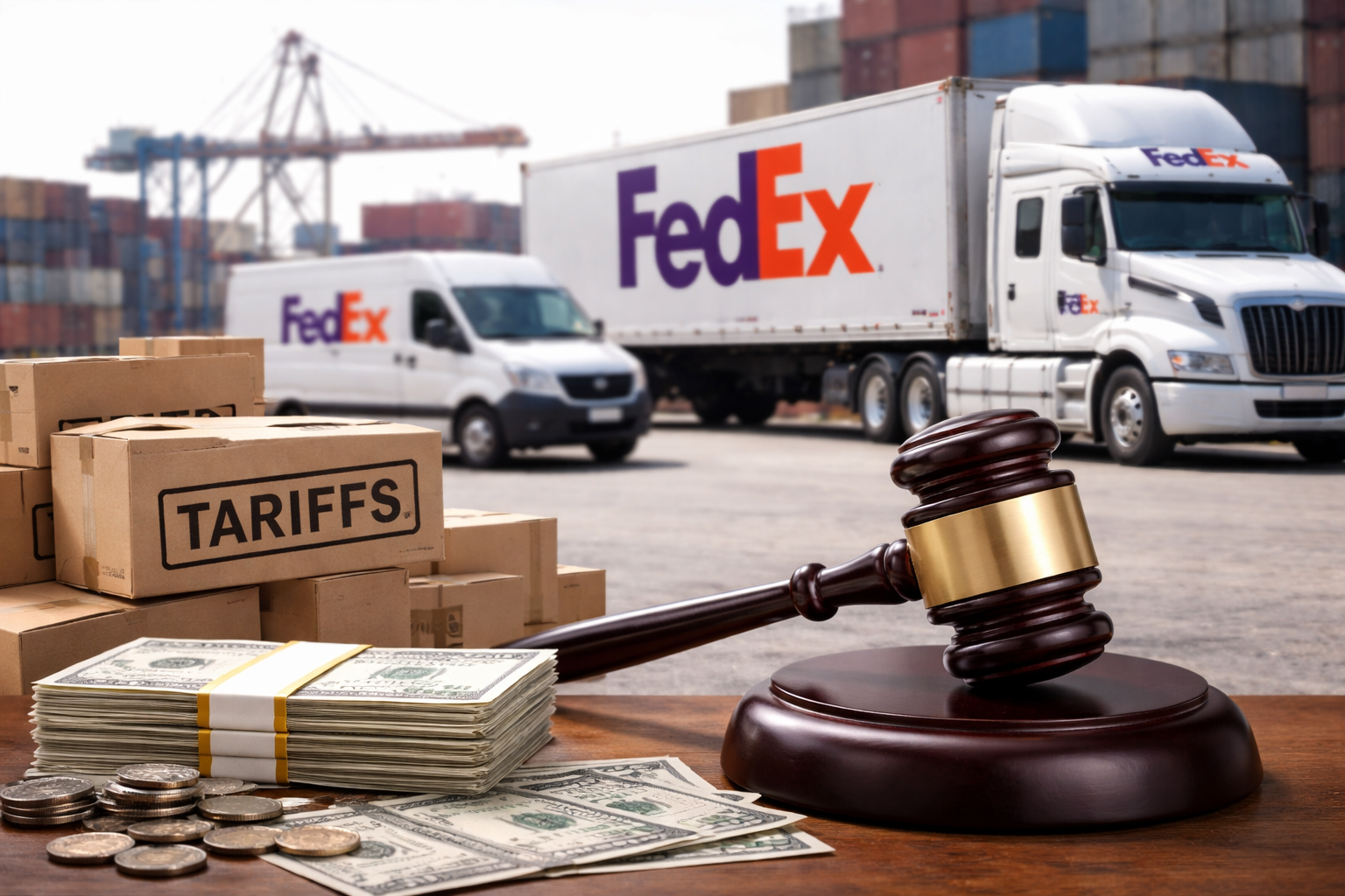 FedEx sues US government over Trump tariffs refund battle