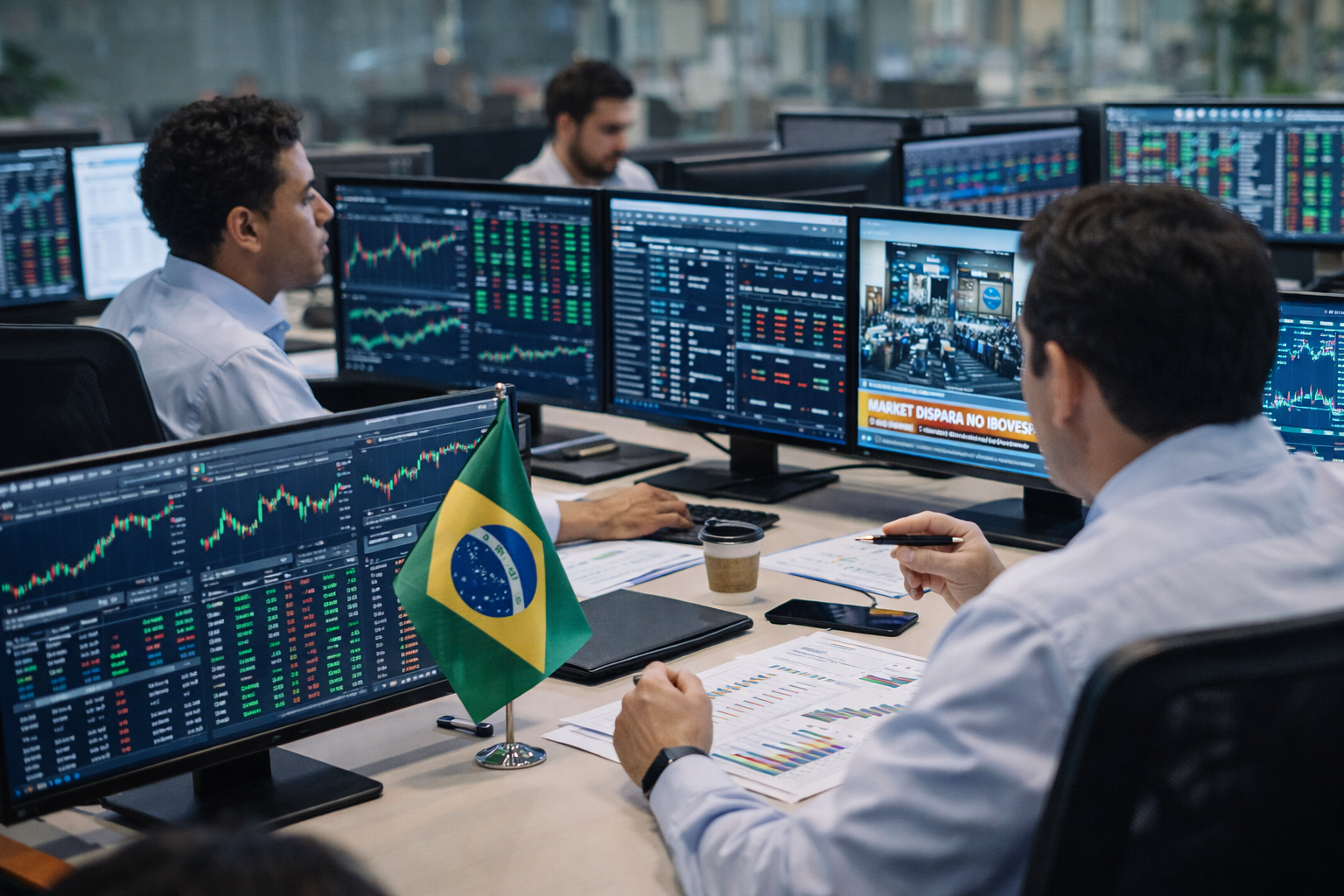 Brazil's benchmark Ibovespa index saw a modest increase on Tuesday, staying over the 181,000-point threshold.